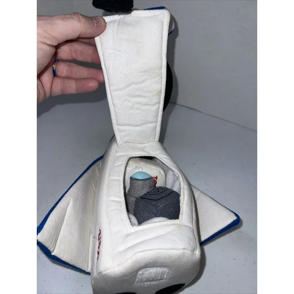 Aurora Baby Talk My Space Shuttle USA Plush Playset & Case, Finger Puppets